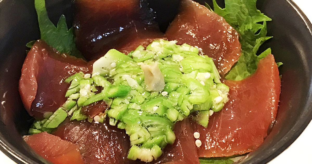 メバチマグロの漬け丼 レシピ 作り方 By Huhufumin クックパッド 簡単おいしいみんなのレシピが356万品