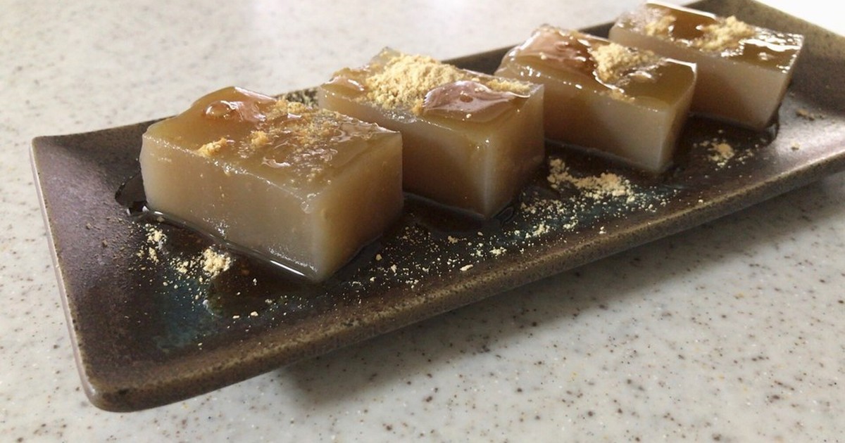 片栗粉で簡単 麦茶で作るういろう レシピ 作り方 By いちごパンケーキ クックパッド