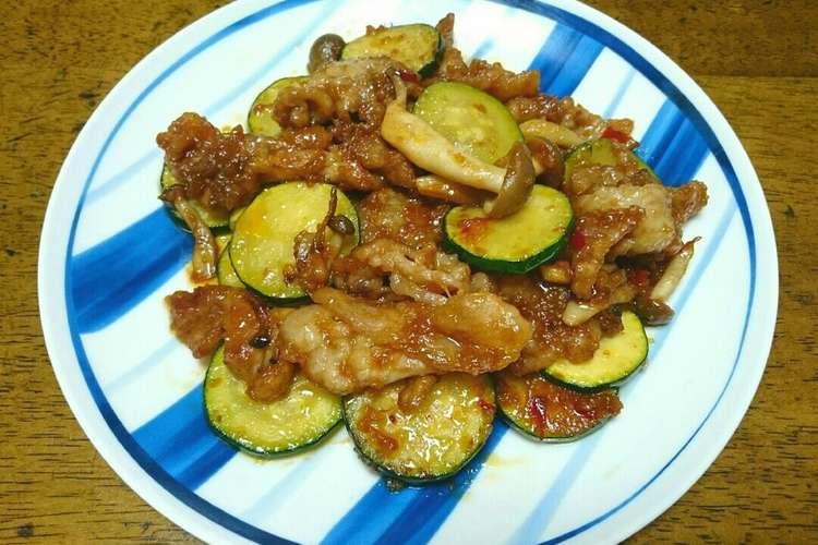 豚バラ肉とズッキーニの醤油麹炒め レシピ 作り方 By モーリー食堂 クックパッド