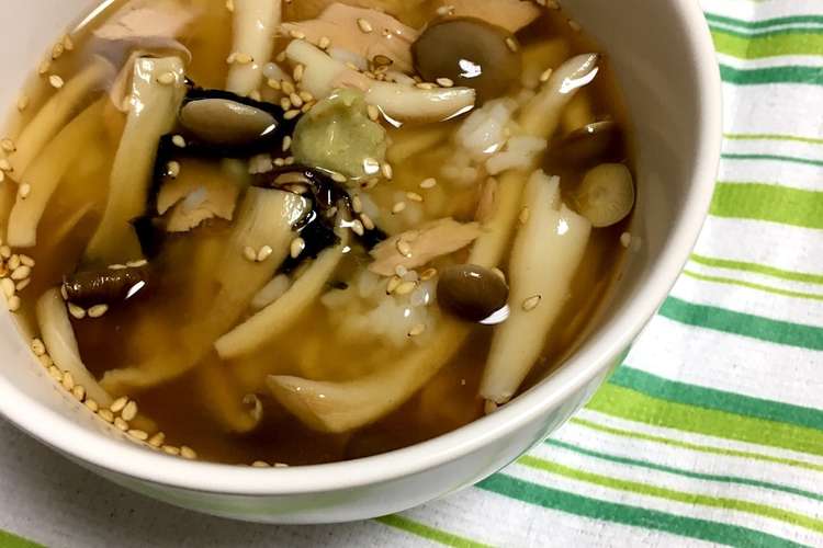 旨っ 簡単 きのこ汁の丼 レシピ 作り方 By キン肉まん クックパッド 簡単おいしいみんなのレシピが371万品