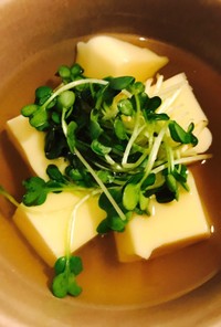 シンプル美味しい卵豆腐のお吸い物