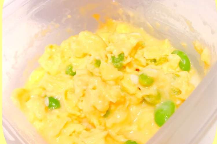 レンジで簡単 枝豆チーズ ふわふわ卵 レシピ 作り方 By もぐrun クックパッド 簡単おいしいみんなのレシピが360万品