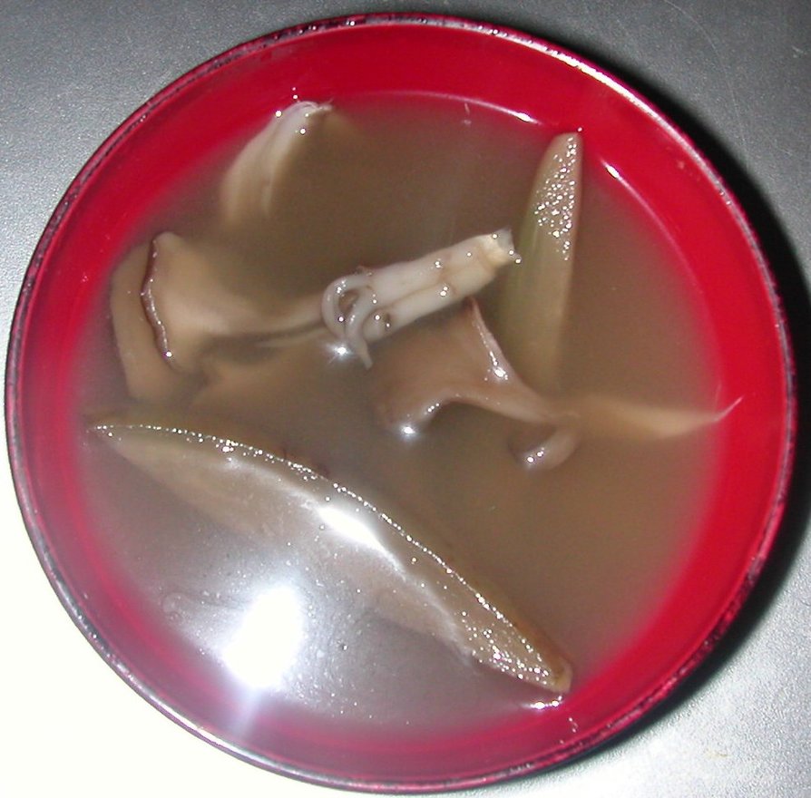 舞茸＆ナスの味噌汁の画像