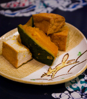 かぼちゃ&厚揚げの黒酢風味♪煮物☆