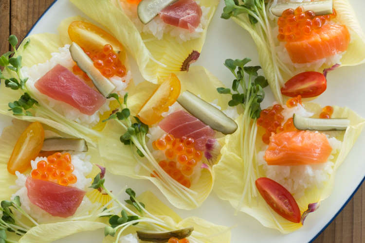 花オクラの寿司サラダ レシピ 作り方 By 農pro クックパッド 簡単おいしいみんなのレシピが361万品