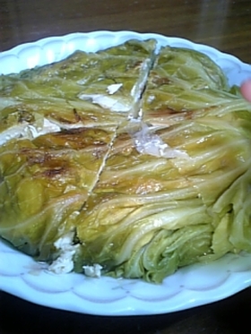 キャベツと鶏肉のミルフィーユ蒸し