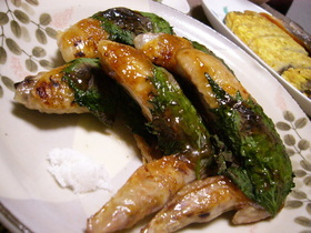 ❀手羽先の梅しそ焼き❀