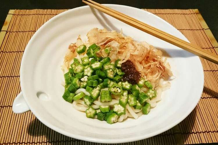 ねばねばオクラの冷やしうどん レシピ 作り方 By こまる氏 クックパッド 簡単おいしいみんなのレシピが358万品