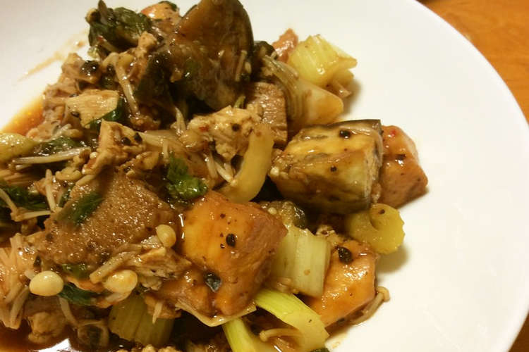 発酵味噌トウチジャンで野菜 豆腐炒め レシピ 作り方 By ミシャコ クックパッド