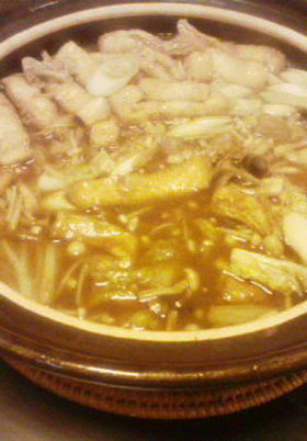 カレー鍋のちカレーうどん