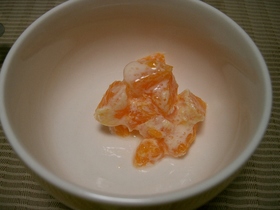 離乳食に ミルクみかん