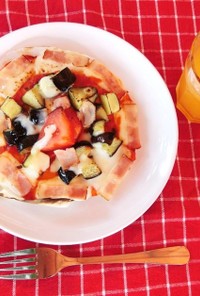 フライパンで作れる簡単ピザ