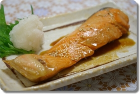 白いご飯にあう!鮭の照り焼き