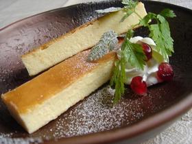 :::レアなベイクドチーズケーキ:::