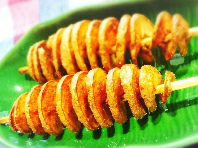 屋台の味 トルネードポテト レシピ 作り方 By Harushot クックパッド 簡単おいしいみんなのレシピが350万品