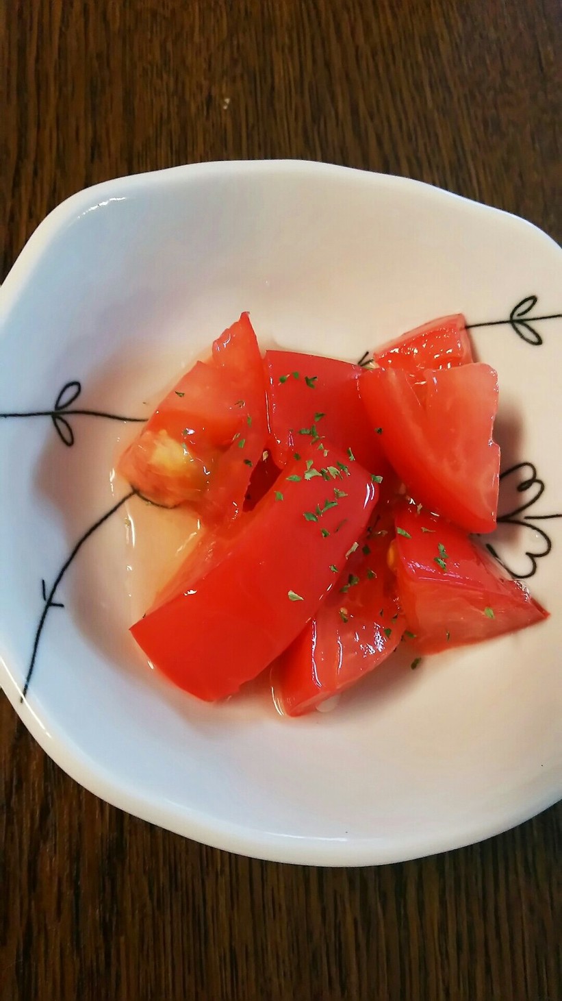 おいしいお酢で簡単トマトマリネの画像