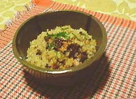 鰯の缶詰の炊きこみごはん