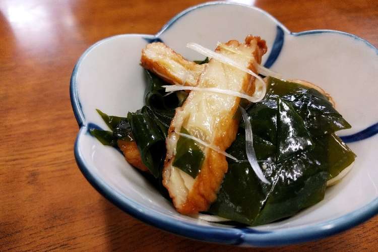 さつまあげとわかめの和え物 レシピ 作り方 By もちもちこぶた クックパッド 簡単おいしいみんなのレシピが358万品