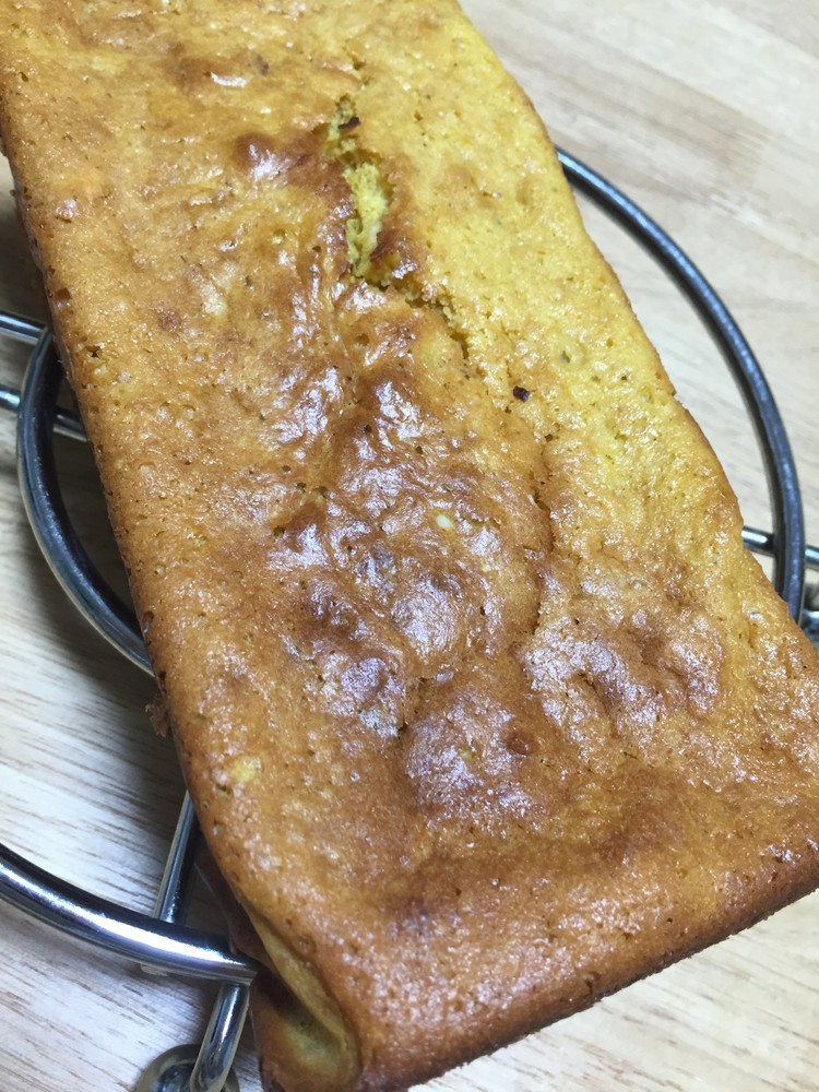 かぼちゃ煮でパウンドケーキの画像