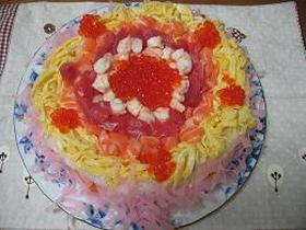 お寿司のケーキ ☆誕生日☆クリスマス☆