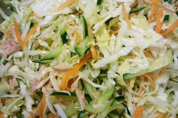 千切りキャベツとツナのサラダ レシピ 作り方 By Cookvoc クックパッド 簡単おいしいみんなのレシピが352万品