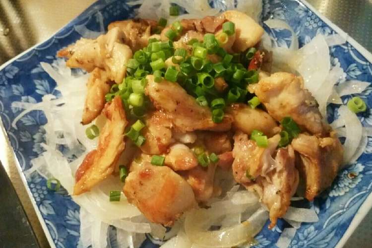 もも肉 胡椒 鶏 柚子