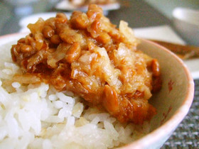 大葉にんにく醤油で♡おろし納豆