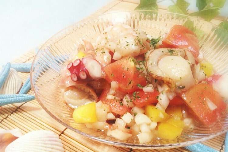 シーフードマリネ レシピ 作り方 By 2525招き猫 クックパッド 簡単おいしいみんなのレシピが378万品