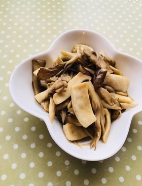 簡単!舞茸、エリンギのマヨ炒め。お弁当に