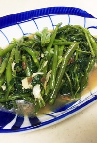 タイの空芯菜炒め（パッ・パッブン）