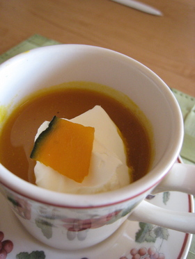 カボチャ嫌いの為のかぼちゃスープ