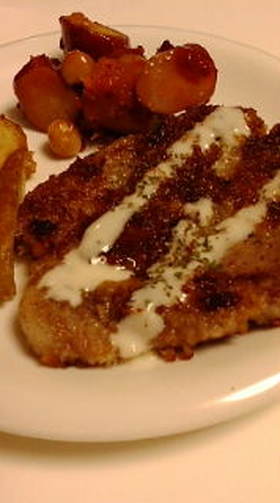 豚ロースのパン粉焼き