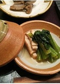 油揚げと小松菜の和え物　☆☆☆