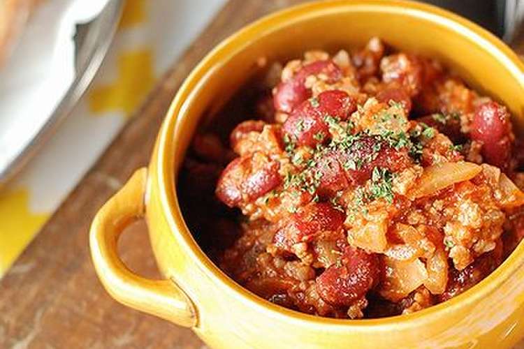 お家で簡単 チリコンカン レシピ 作り方 By パジャマでうさぎ クックパッド 簡単おいしいみんなのレシピが360万品
