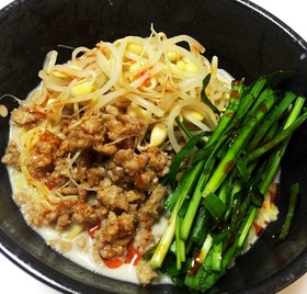 豆乳スープの冷やし担々麺