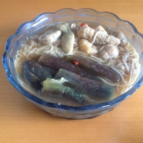 とろとろ★冷え冷え煮込み素麺【ピリ辛】