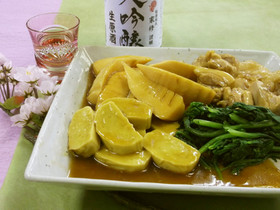 生筍の治部煮