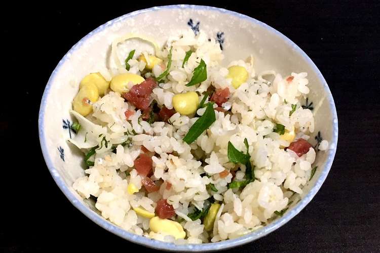 しらす 枝豆 夏のさっぱり炊き込みご飯 レシピ 作り方 By ズボラ食道 クックパッド 簡単おいしいみんなのレシピが377万品