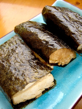 ダイエット♪豆腐で磯辺焼き
