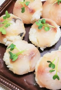 【釣食】イサキの手まり寿司