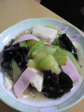 チンゲン菜の旨煮