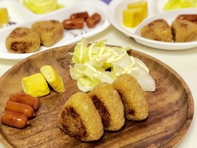 簡単!フライパンで焼きおにぎり♪