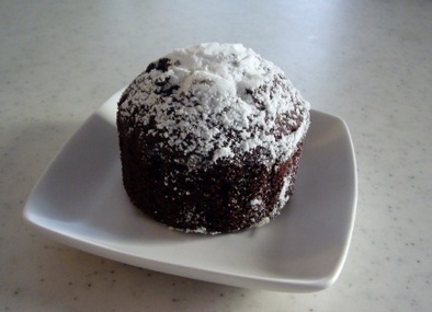 雪山チョコケーキの写真
