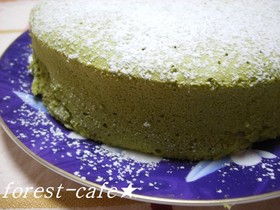 ふわふわ抹茶チーズケーキ