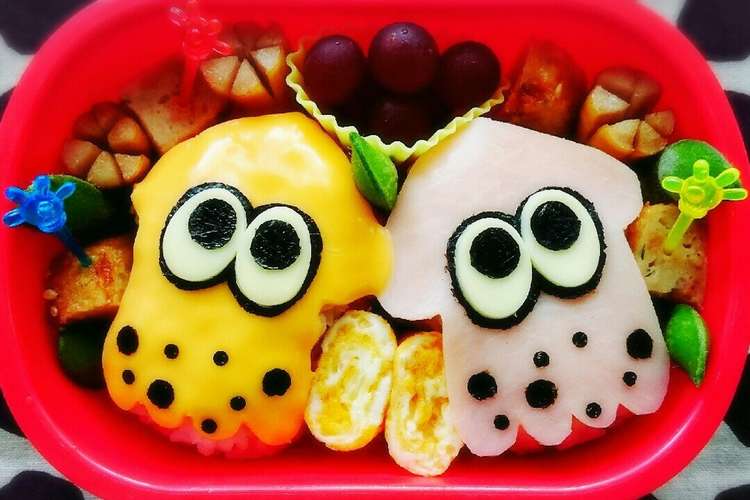 スプラトゥーン イカのキャラ弁 レシピ 作り方 By Harushot クックパッド 簡単おいしいみんなのレシピが355万品