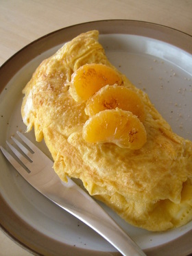 おひさま色 みかんオムレツ