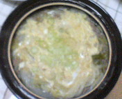 ひき肉白菜うどん鍋の画像