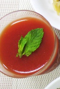 トマトゼリー★トマトジュースで簡単レシピ