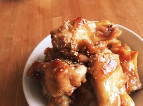 ビールのお供!手羽元の照り焼き