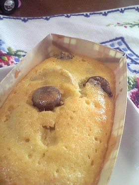 簡単なバナナのカップケーキ